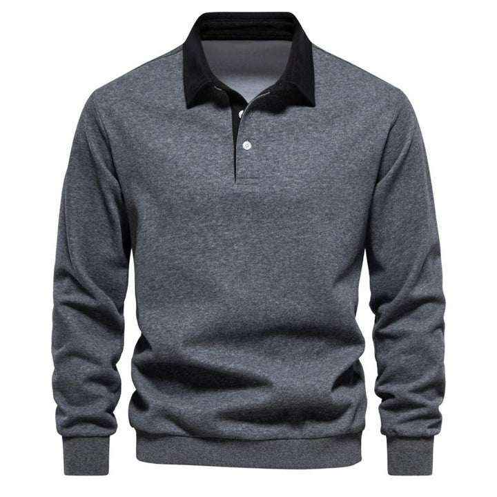 Allan™ - Långärmad Polotröja