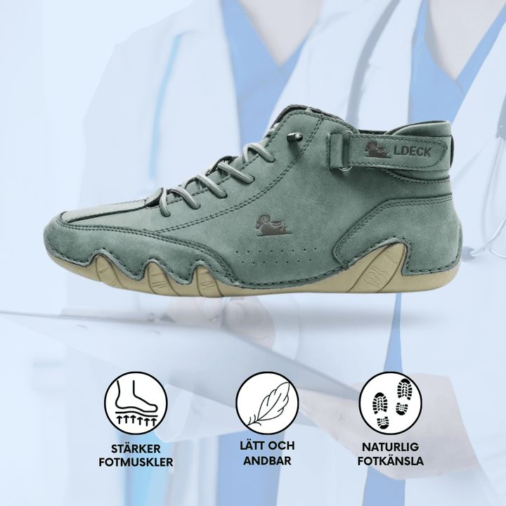 Alpaca Flex™ – Ergonomiska & Smärtlindrande Barfotaskor