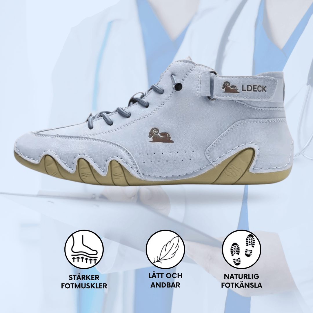 Alpaca Flex™ – Ergonomiska & Smärtlindrande Barfotaskor