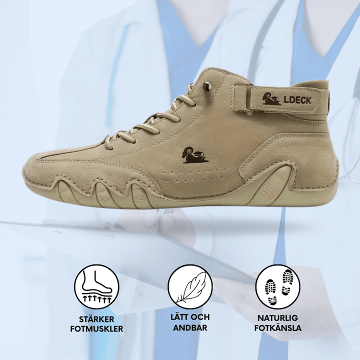 Alpaca Flex™ – Ergonomiska & Smärtlindrande Barfotaskor