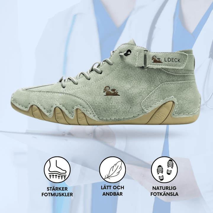 Alpaca Flex™ – Ergonomiska & Smärtlindrande Barfotaskor