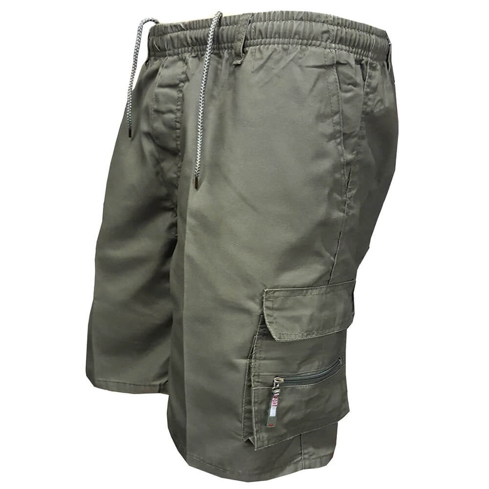 Anders - Shorts med flera fickor i avslappnad stil och bekväm resårmidja