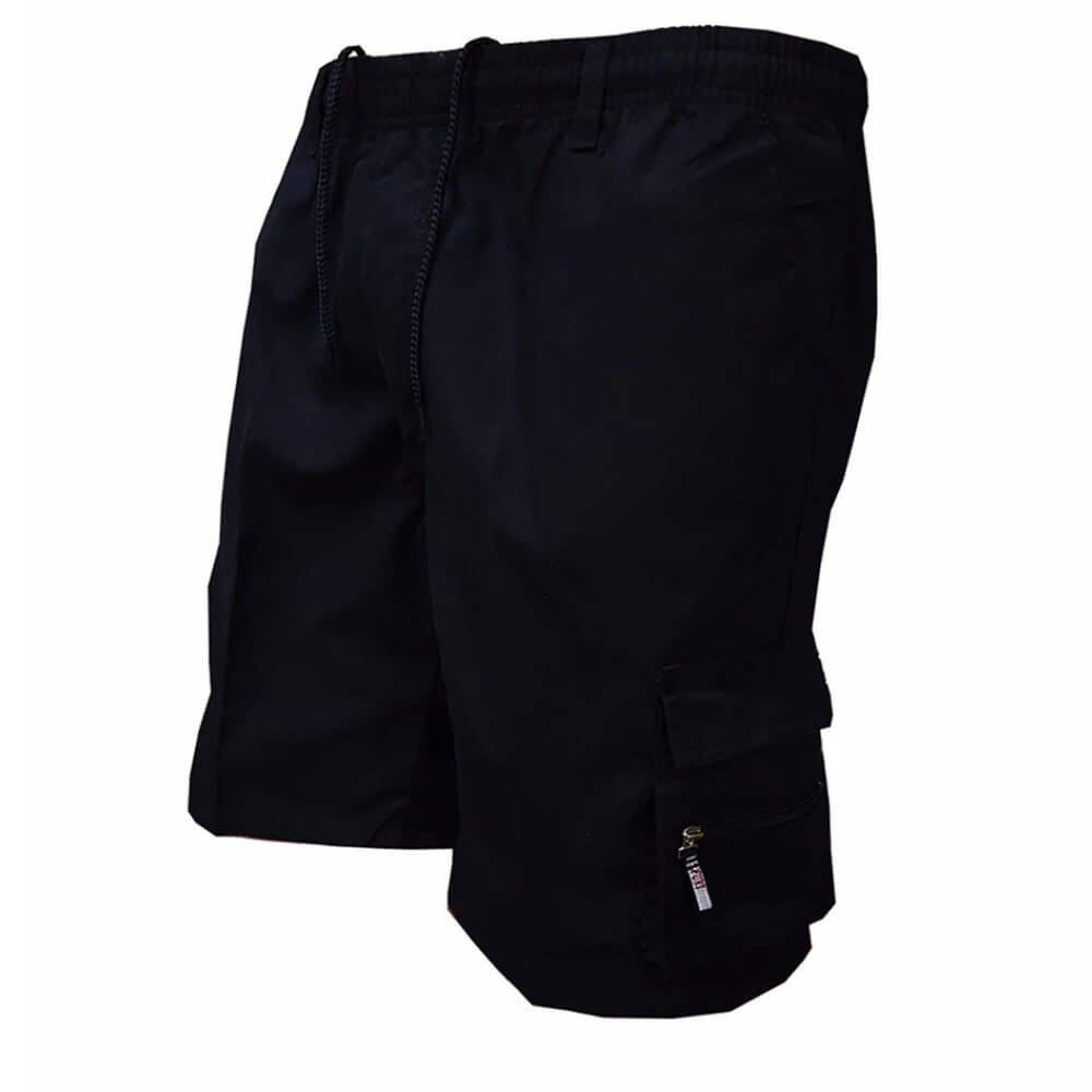Anders - Shorts med flera fickor i avslappnad stil och bekväm resårmidja