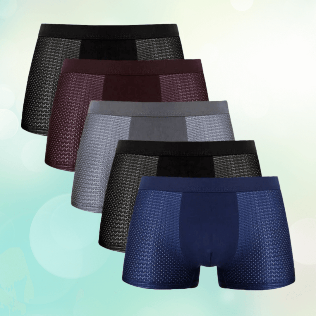 Bamboo™ Boxers - Andningsbara Herrunderkläder