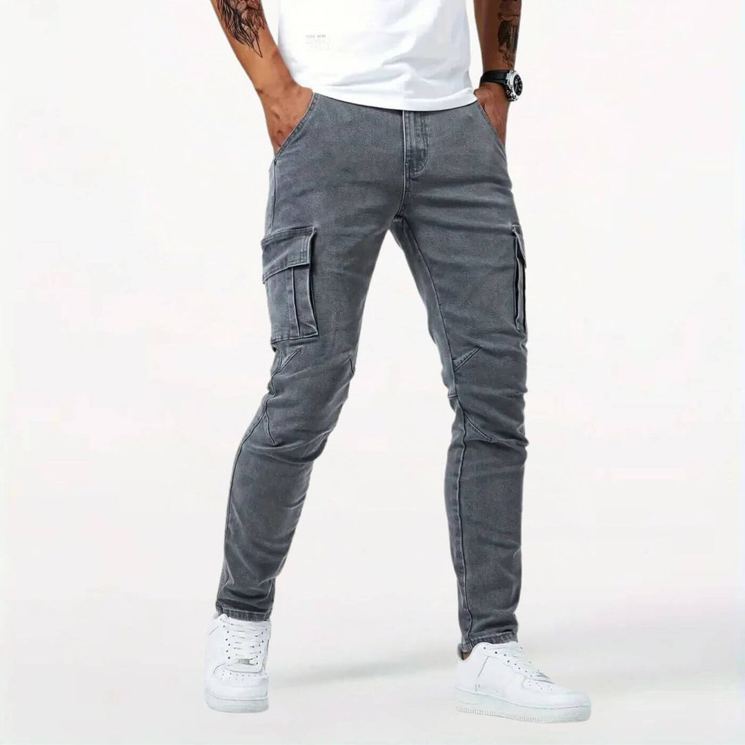 Charlie™ – Jeans med Cargofickor