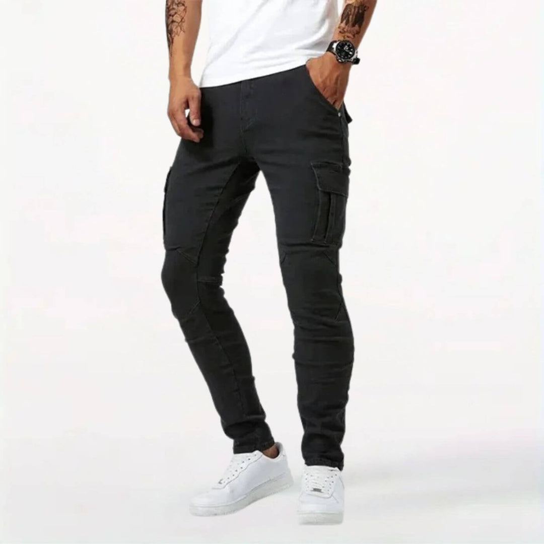 Charlie™ – Jeans med Cargofickor