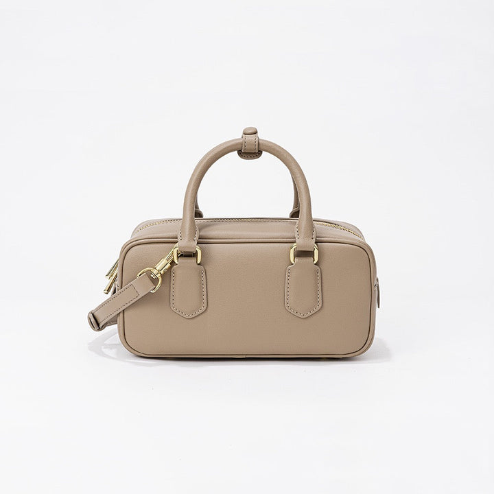 Vintage Äkta Läder Crossbody Handväska