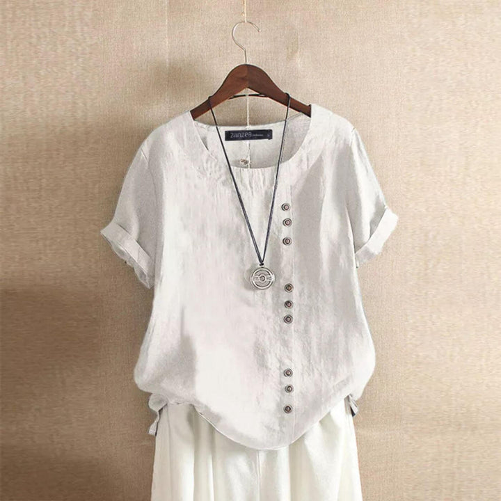 Leila™ – Rundhalsad Chalisblus