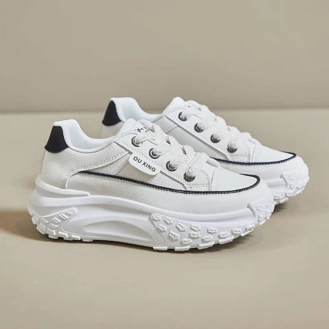 Mivora™ – Bekväma Sneakers med Hög Sula