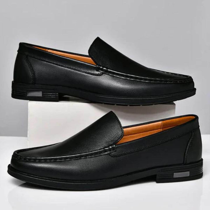 Nino – Lyxiga Ortopediska Loafers i Läder