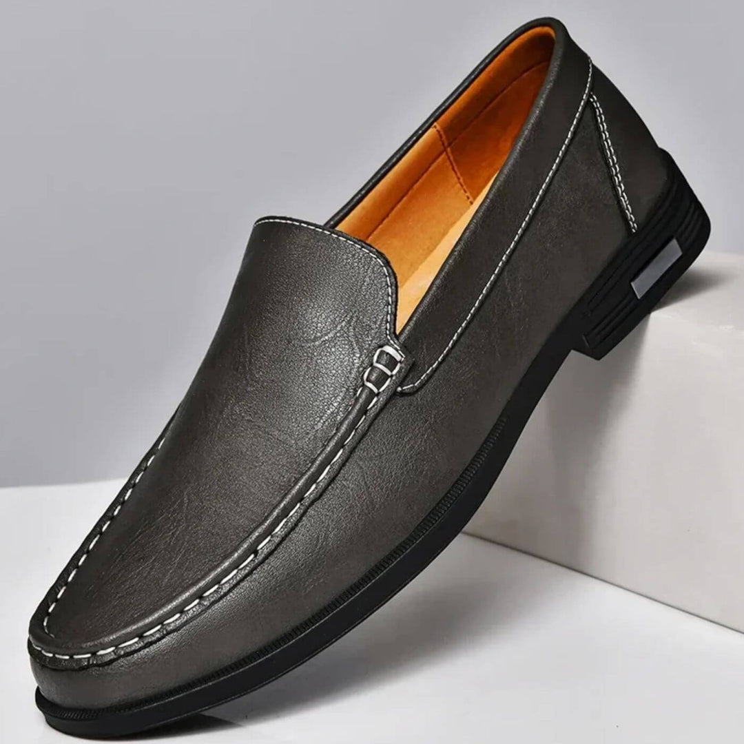 Nino – Lyxiga Ortopediska Loafers i Läder