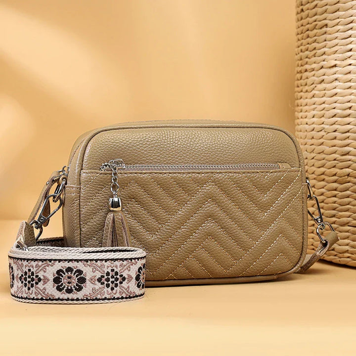 Bianca | Raffinerad Läderaxelväska